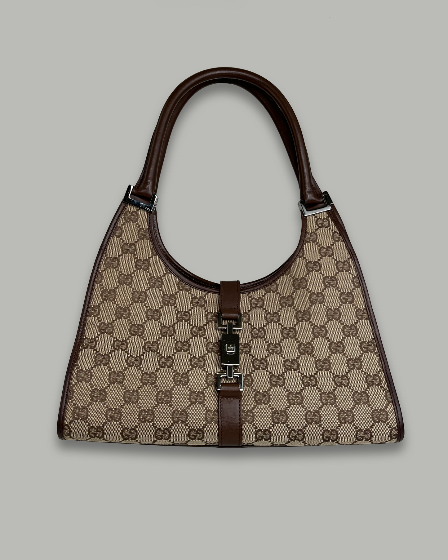 Gucci Jackie Squared GG Canvas Brown