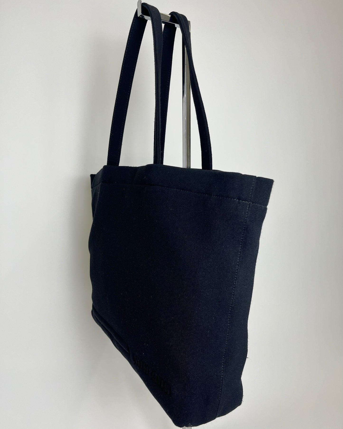 Miu Miu 1990’s Archive Nylon Tote Bag Black