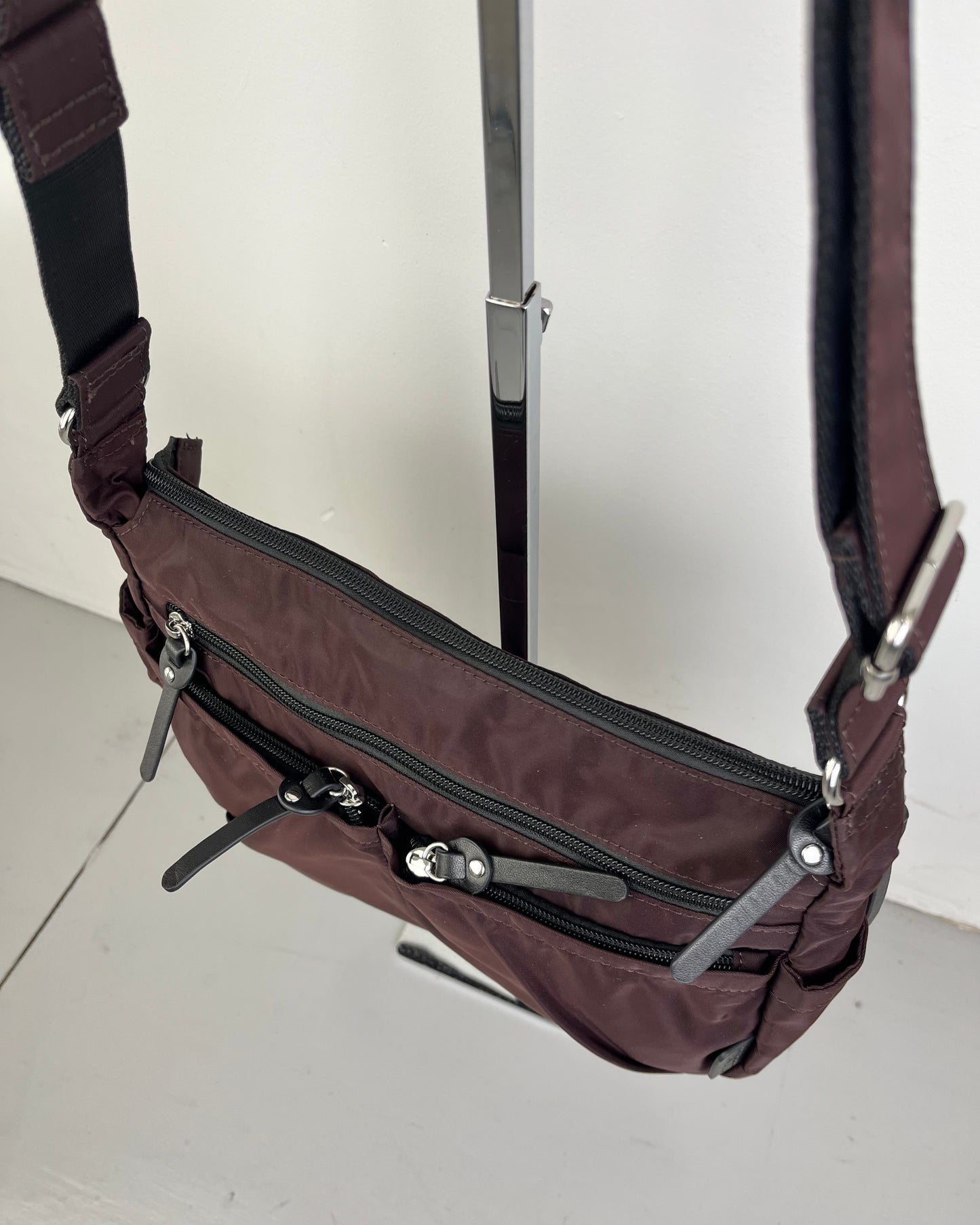 Y’saccs by Yohji Yamamoto Crossbody Wine