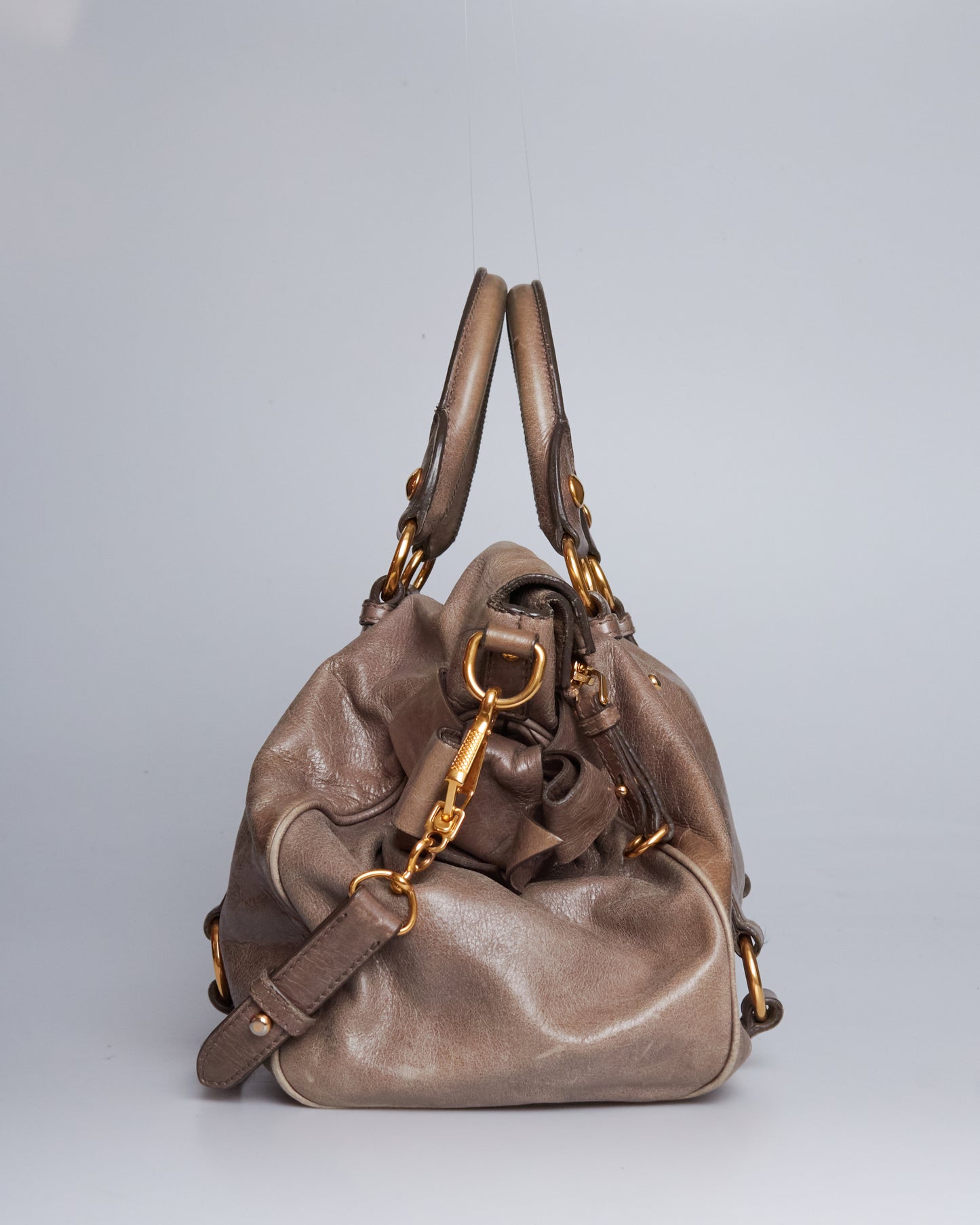 Miu Miu Vitello Lux Bow