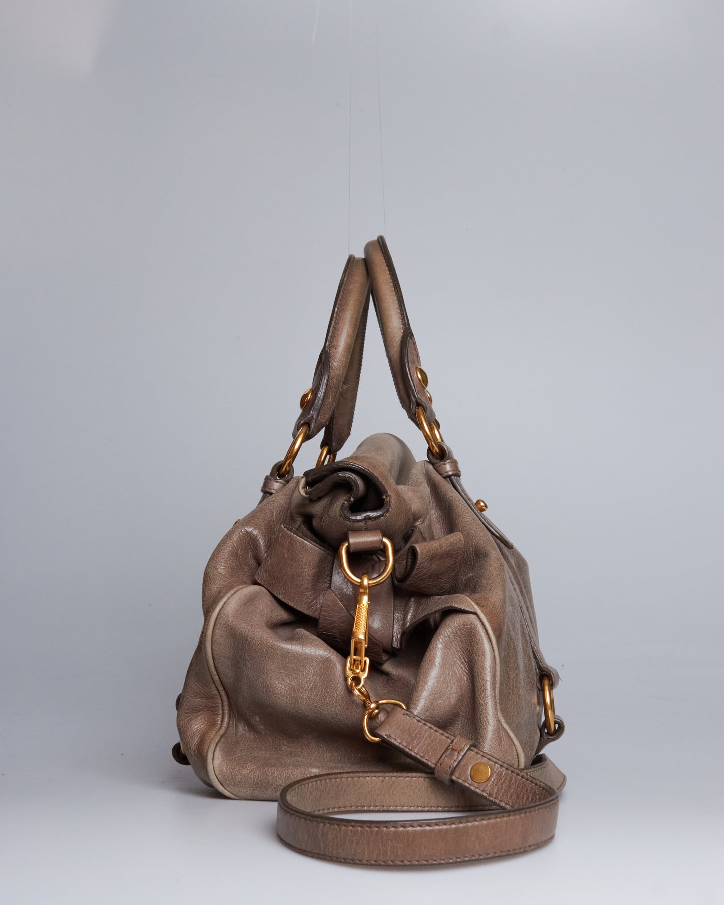 Miu Miu Vitello Lux Bow