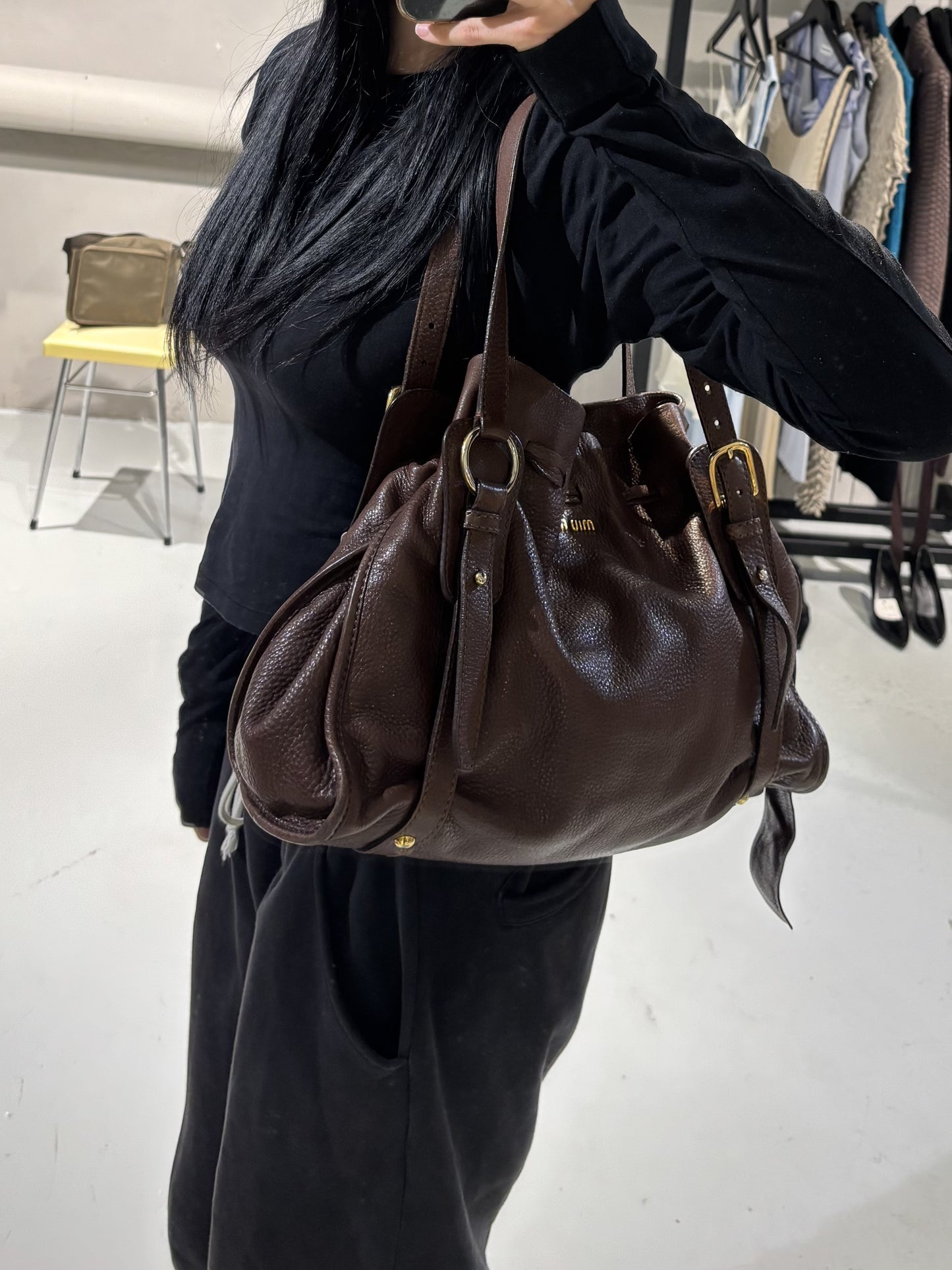 Miu Miu Bow Shoulder Bag