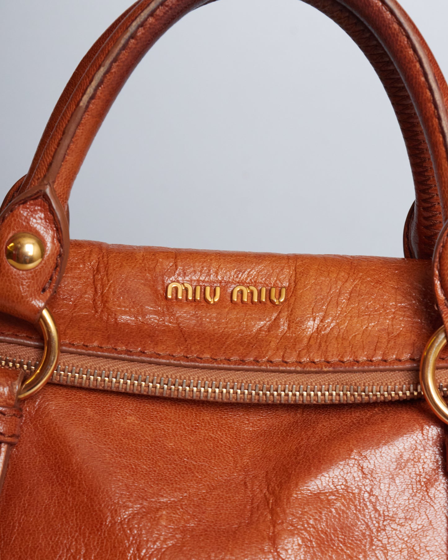 Miu Miu Vitello Lux Bow Bag Mini