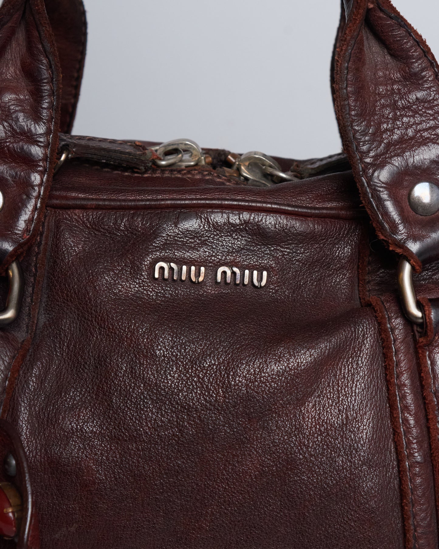 Miu Miu Flower Charm Shoulder Bag