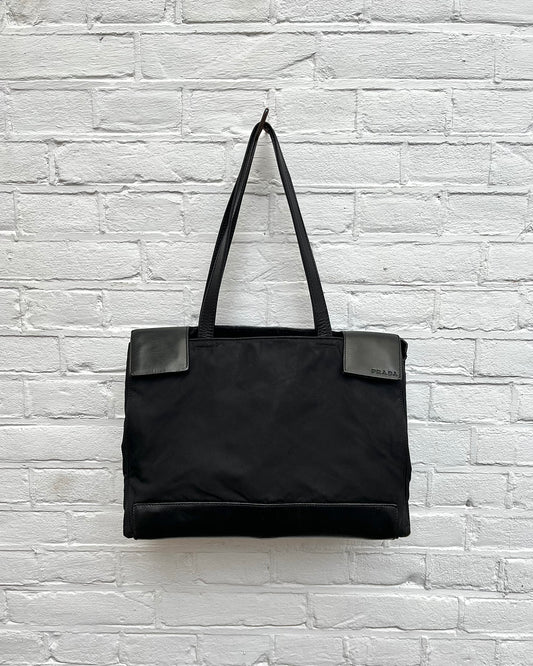 Prada Tote Bag Nylon Black