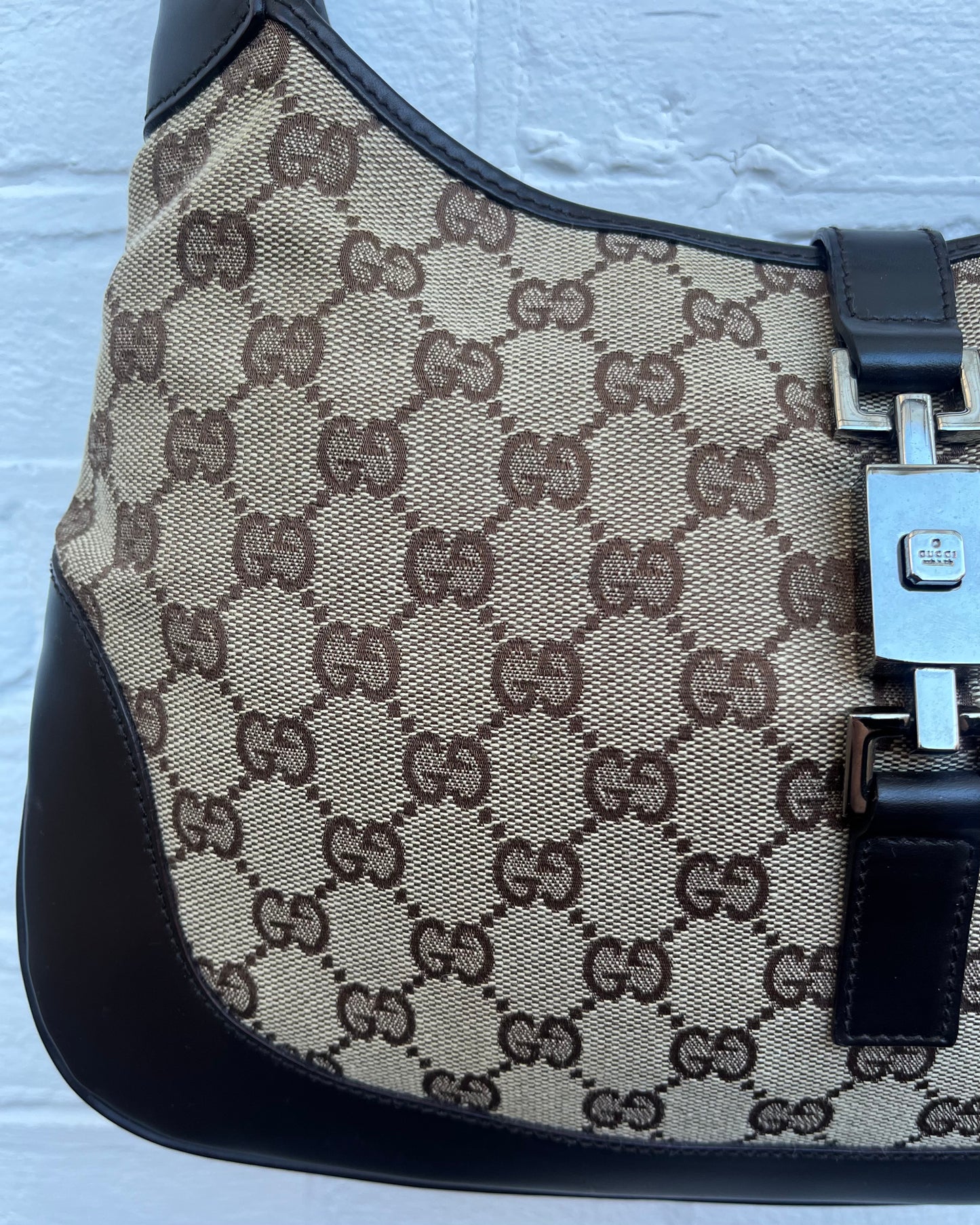Gucci Jackie Monogram Brown