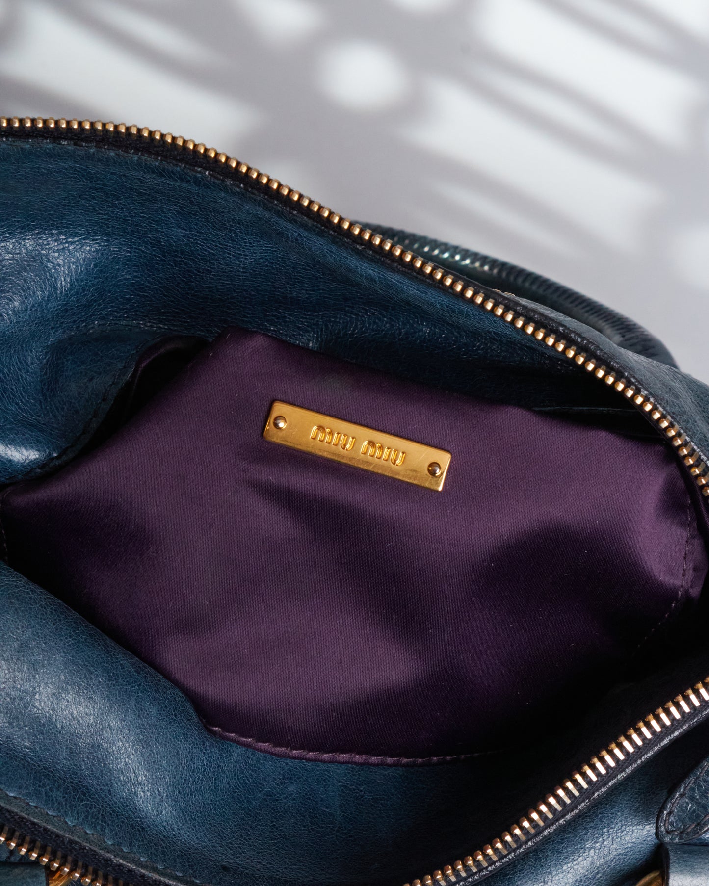 Miu Miu Vitello Lux Bow Bag Mini