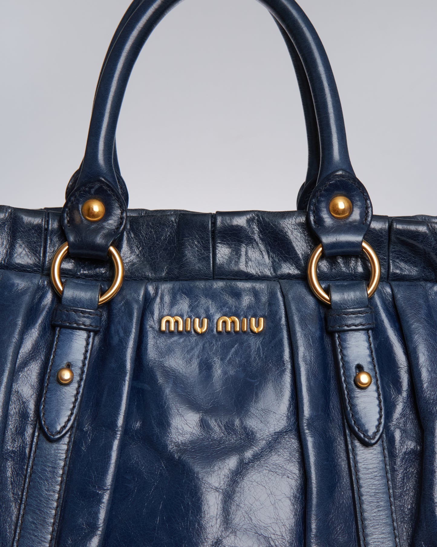 Miu Miu Vitello Lux Bow