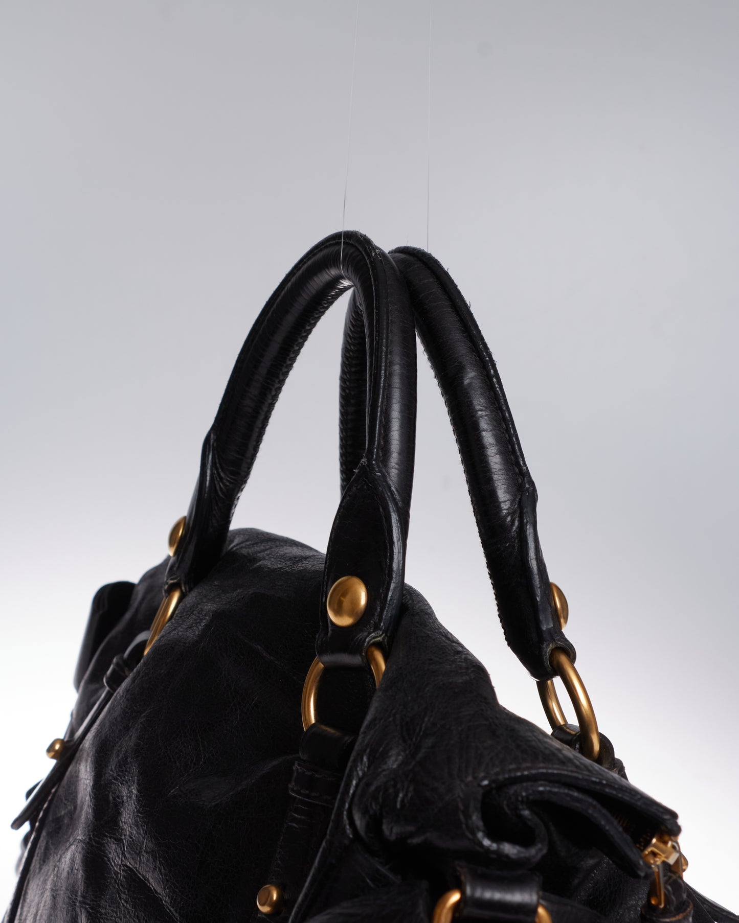 Miu Miu Vitello Lux Bow