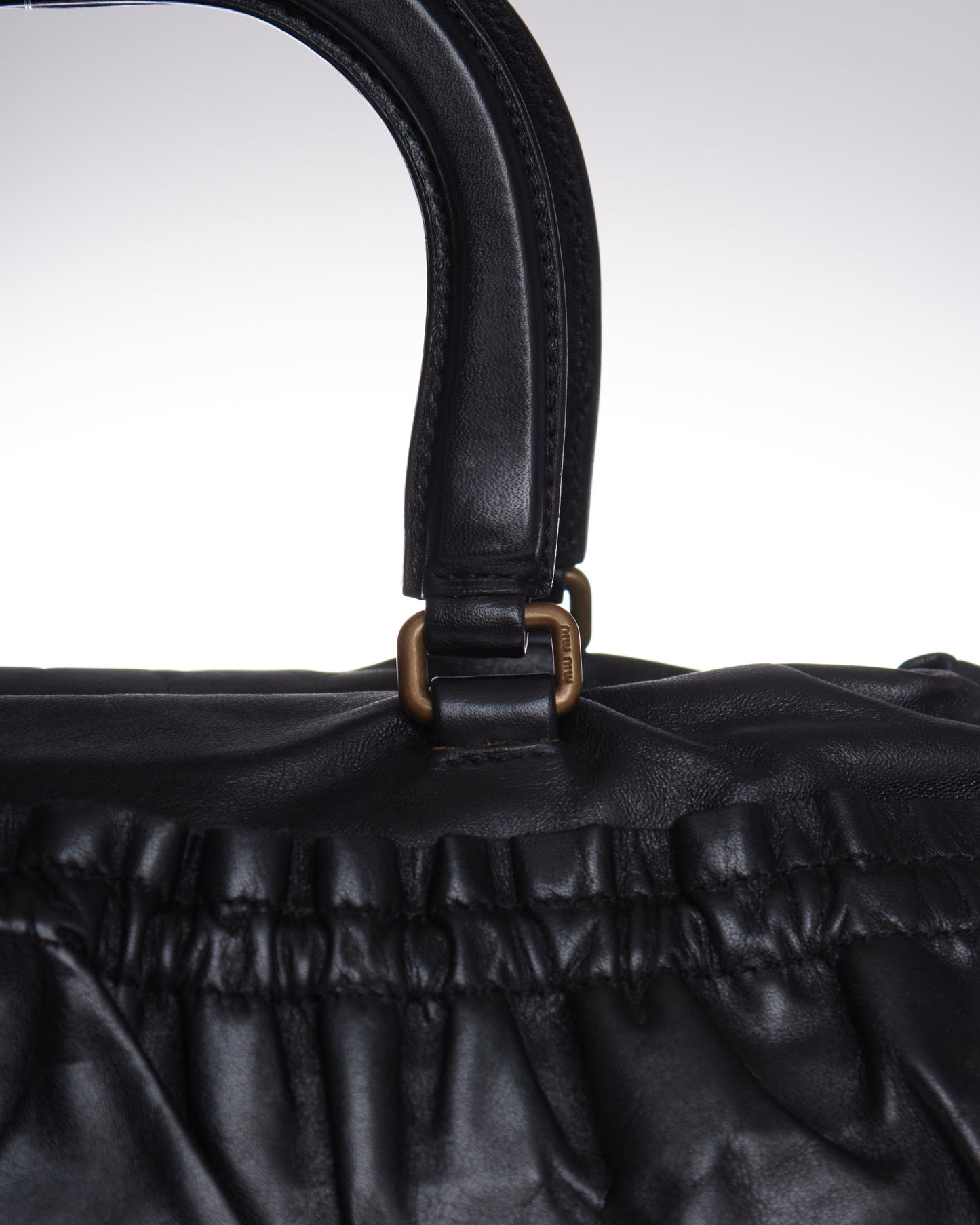 Miu Miu Leather Handle Bag