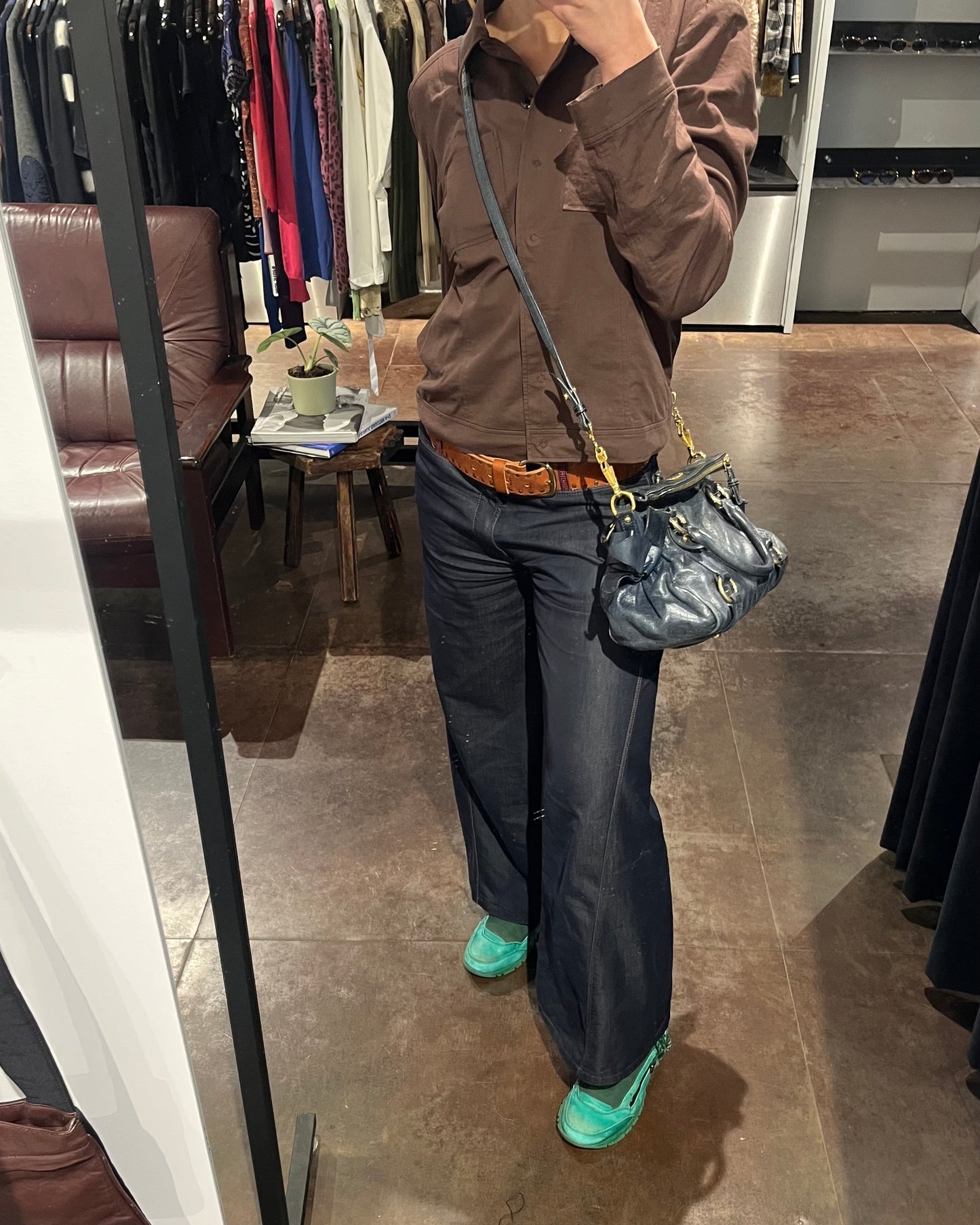 Miu Miu Vitello Lux Bow Bag Mini