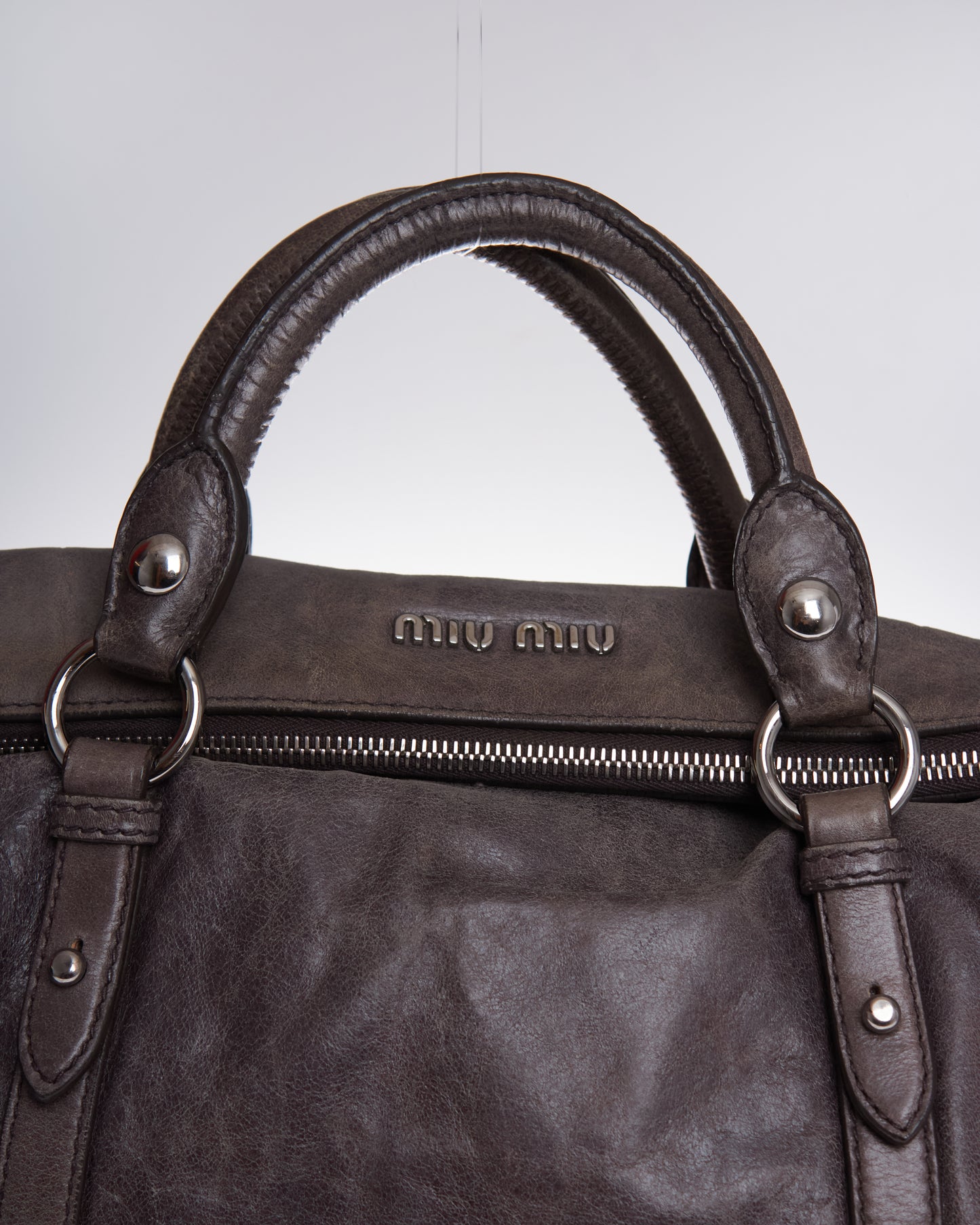Miu Miu Vitello Lux Bow