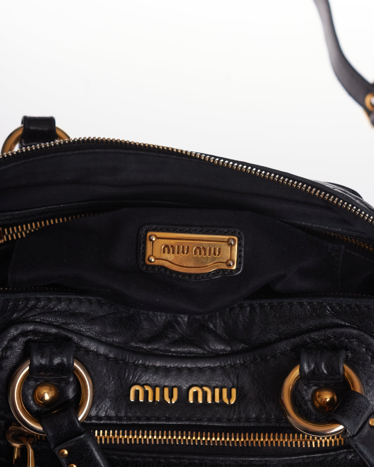 Miu Miu Leather Shoulder Bag Mini