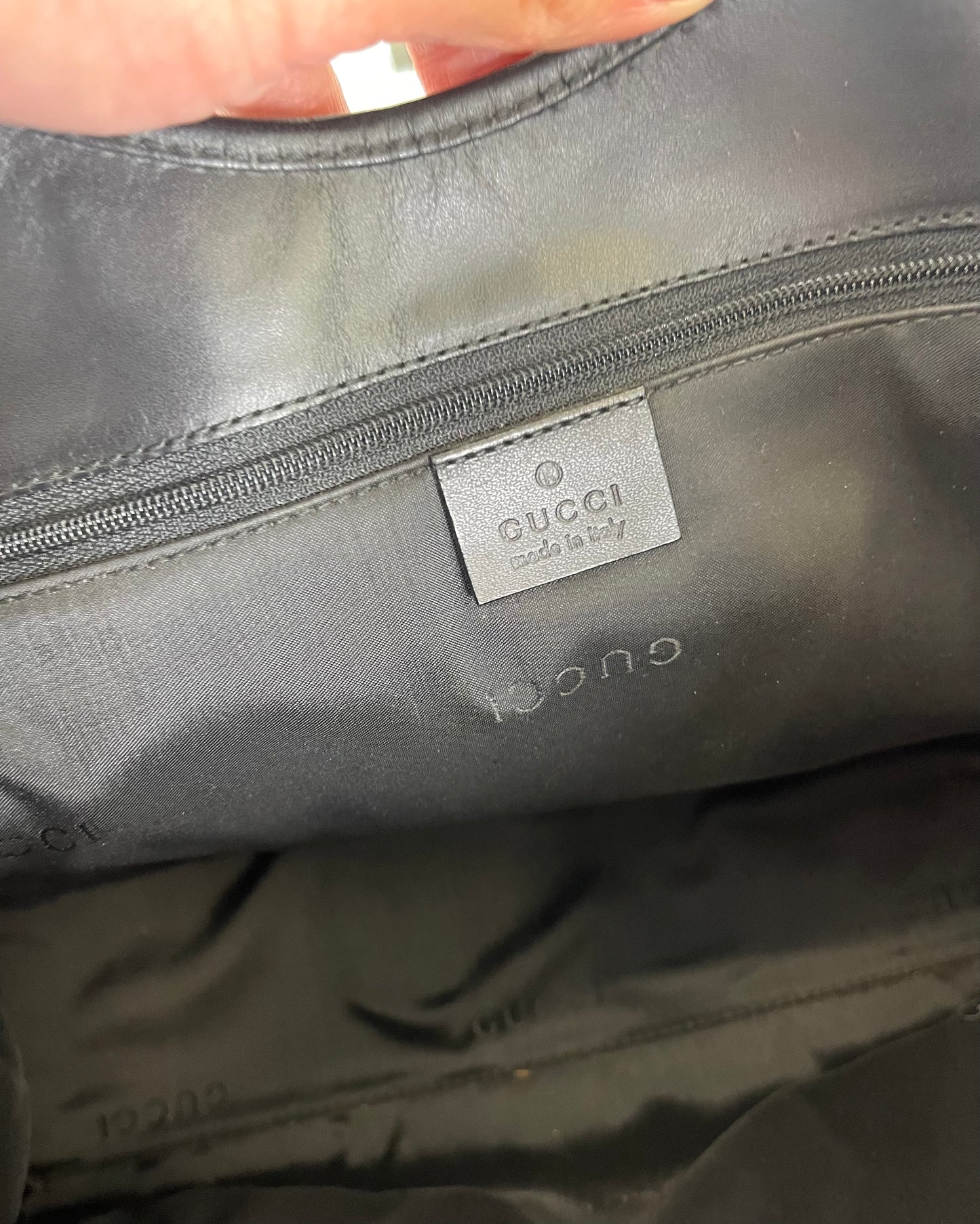 Gucci Jackie Squared GG Canvas Black Large