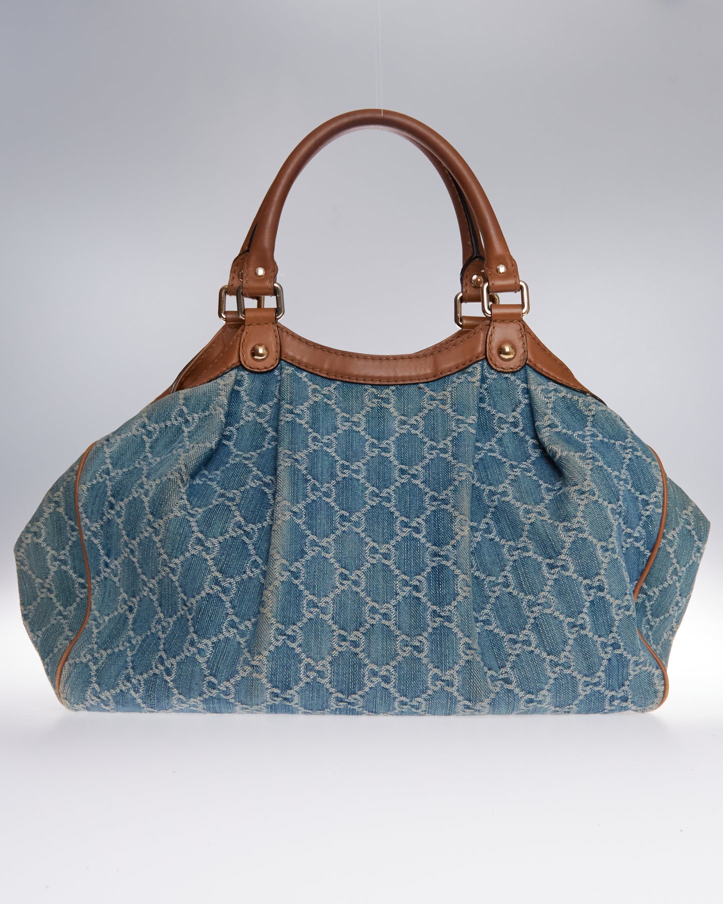Gucci Denim Sukey Tote Bag