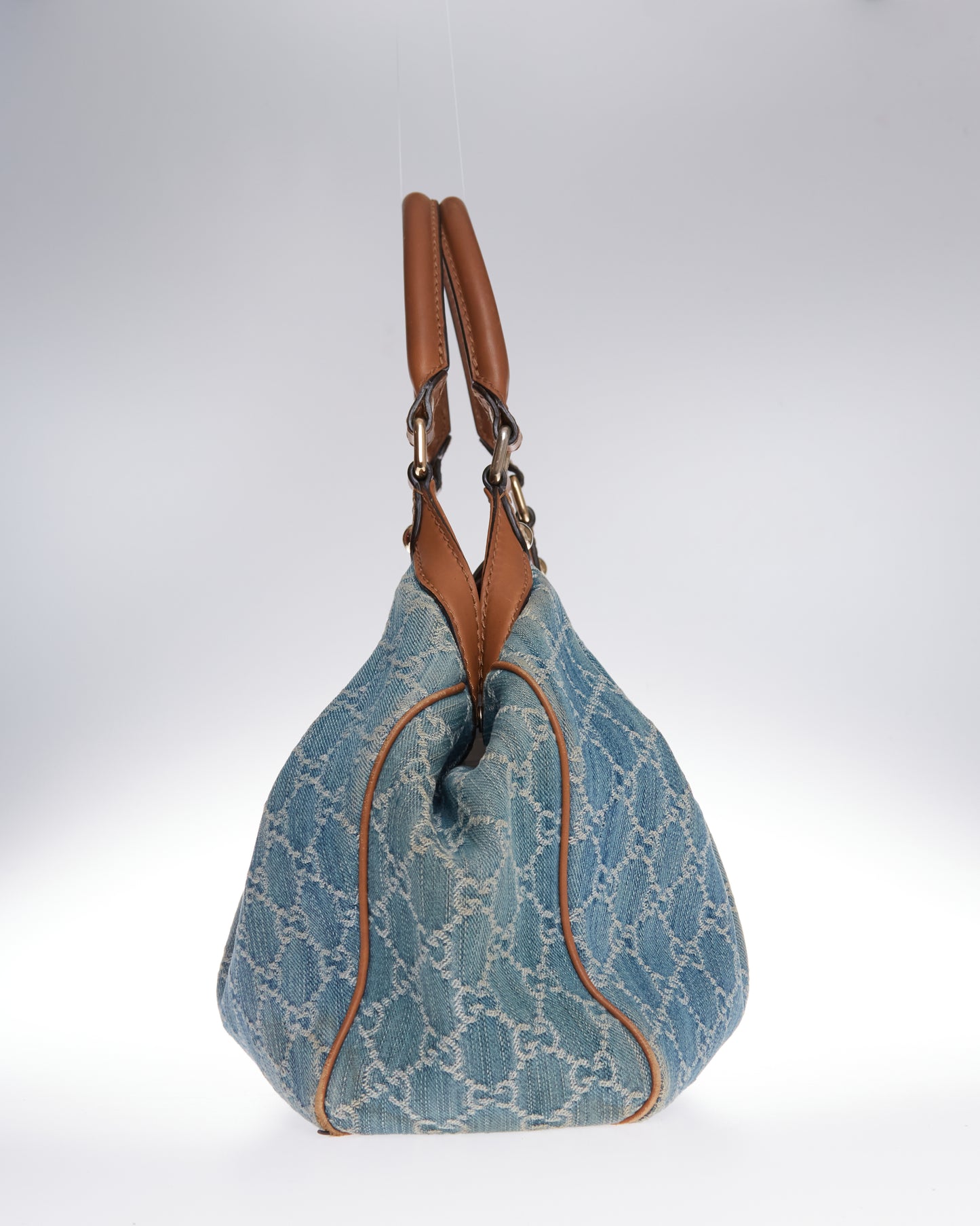 Gucci Denim Sukey Tote Bag