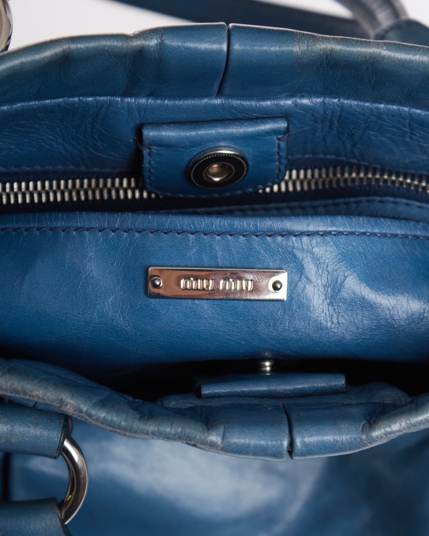 Miu Miu Vitello Lux Bow Bag Mini