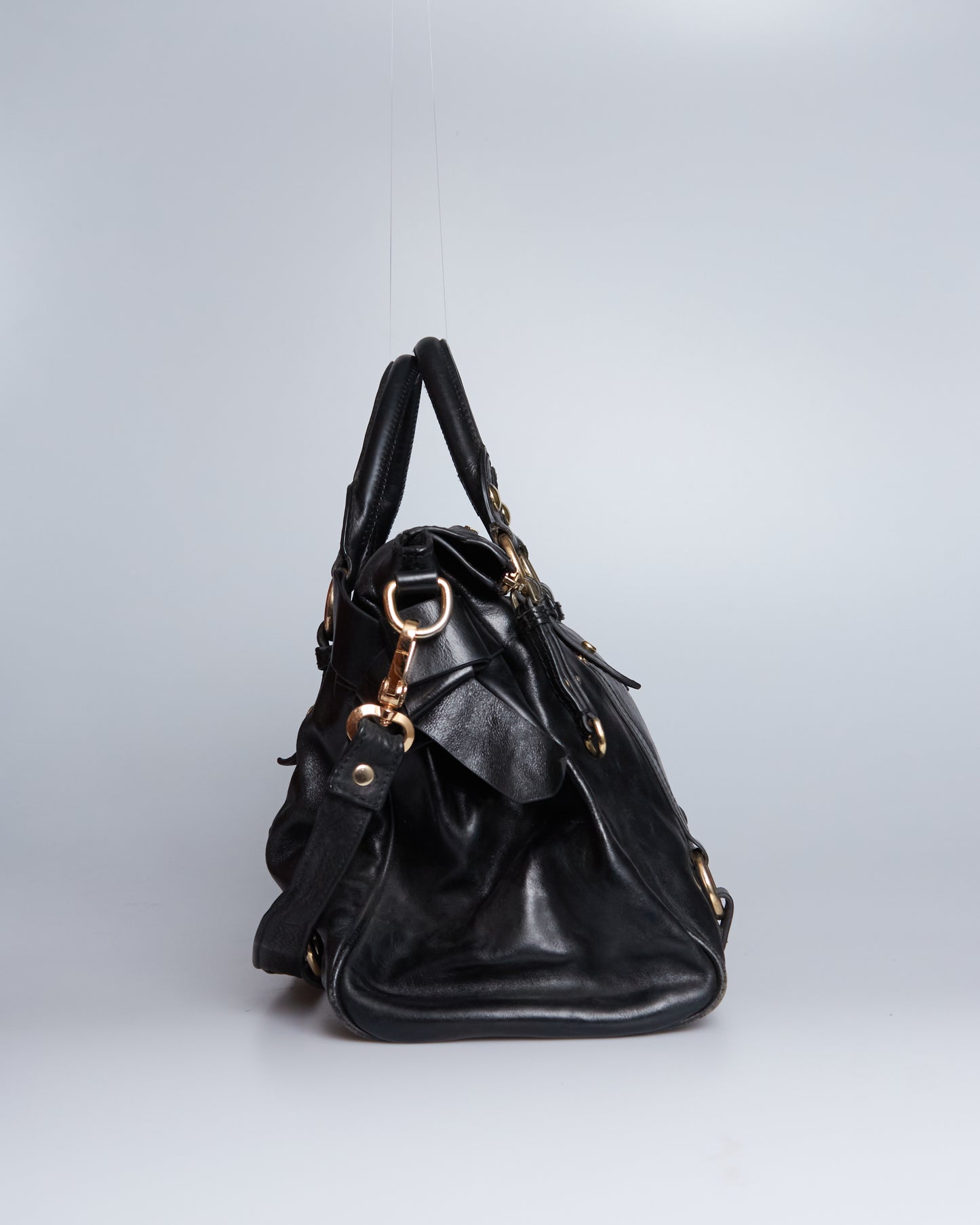 Miu Miu Vitello Lux Bow