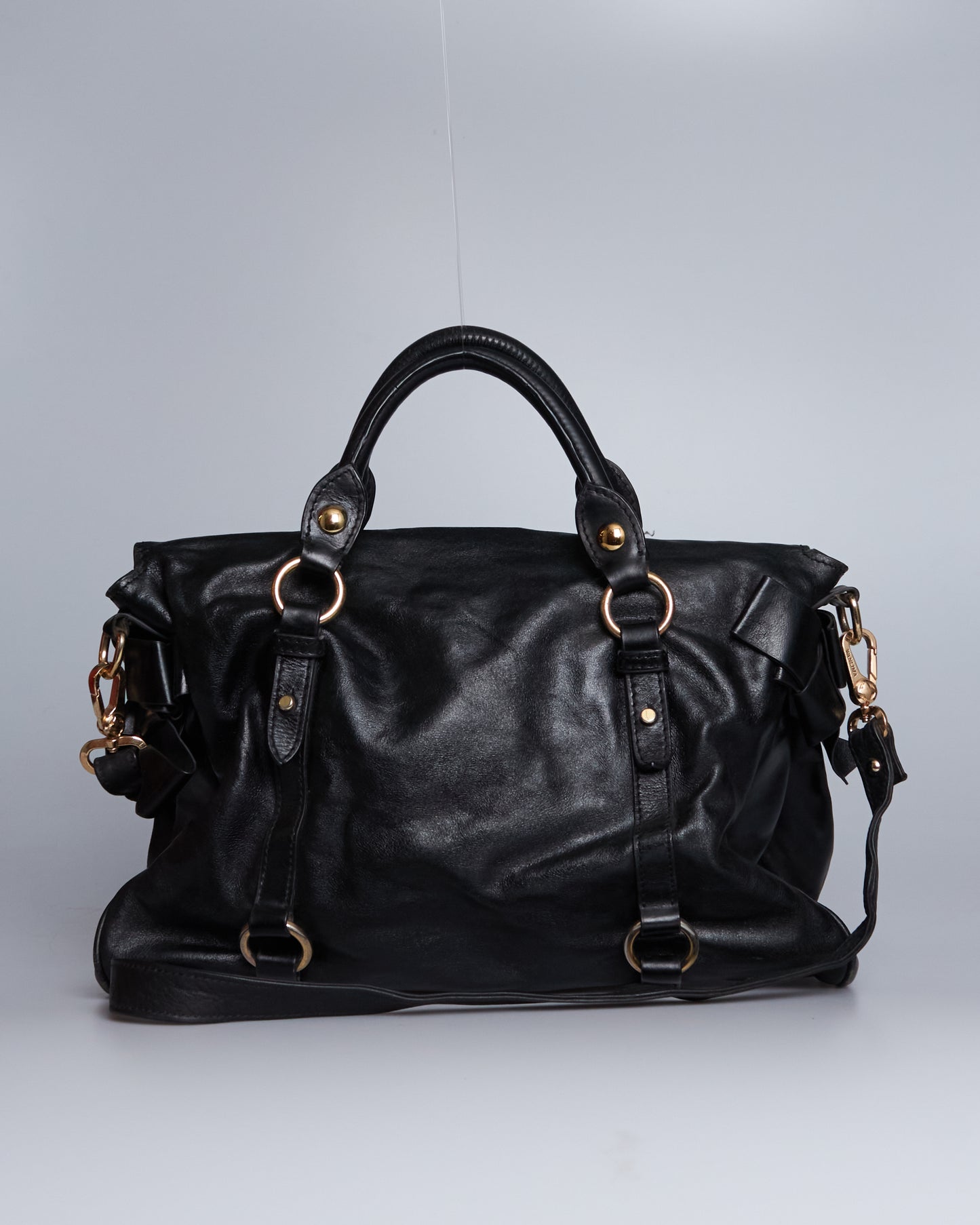 Miu Miu Vitello Lux Bow