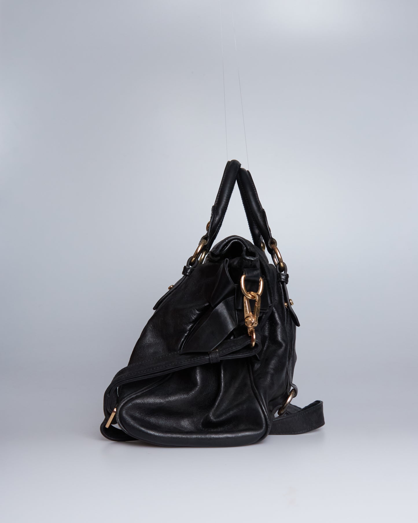 Miu Miu Vitello Lux Bow