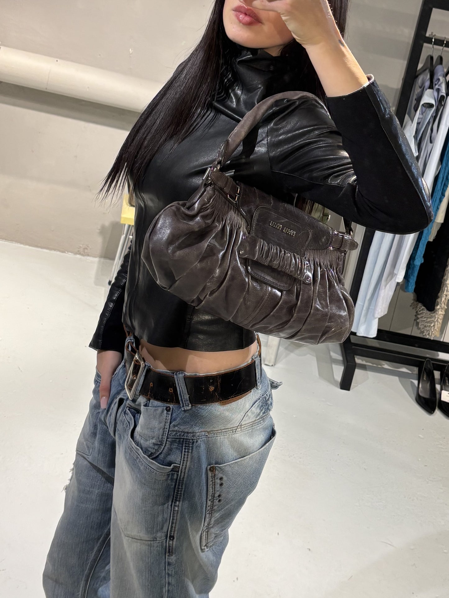 Miu Miu Vitello Handbag