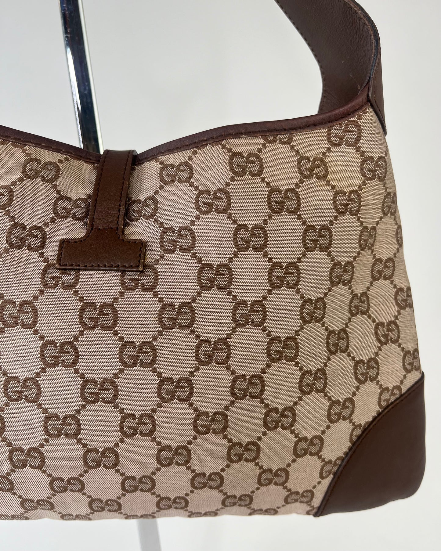 Gucci Jackie Squared GG Canvas Brown