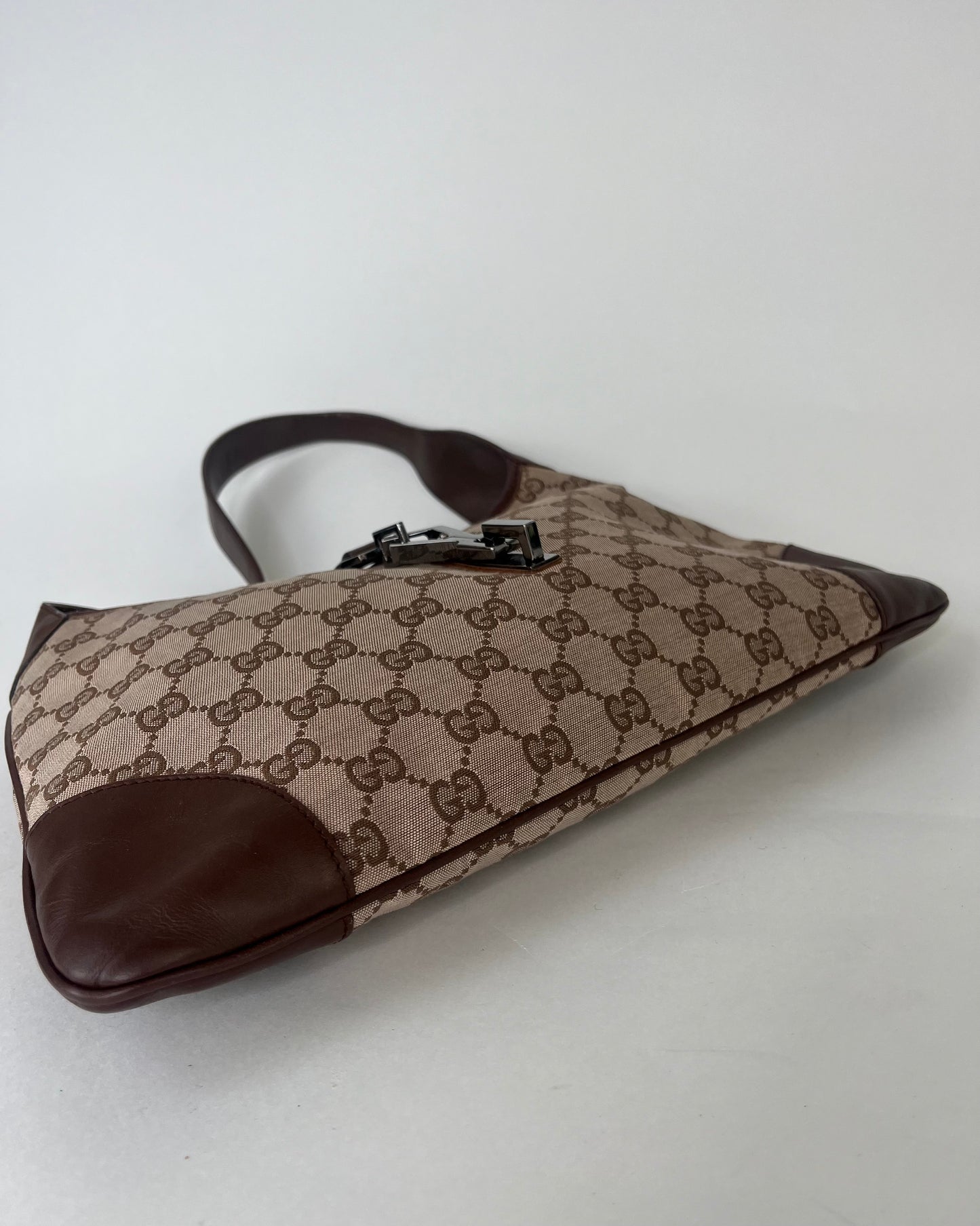 Gucci Jackie Squared GG Canvas Brown