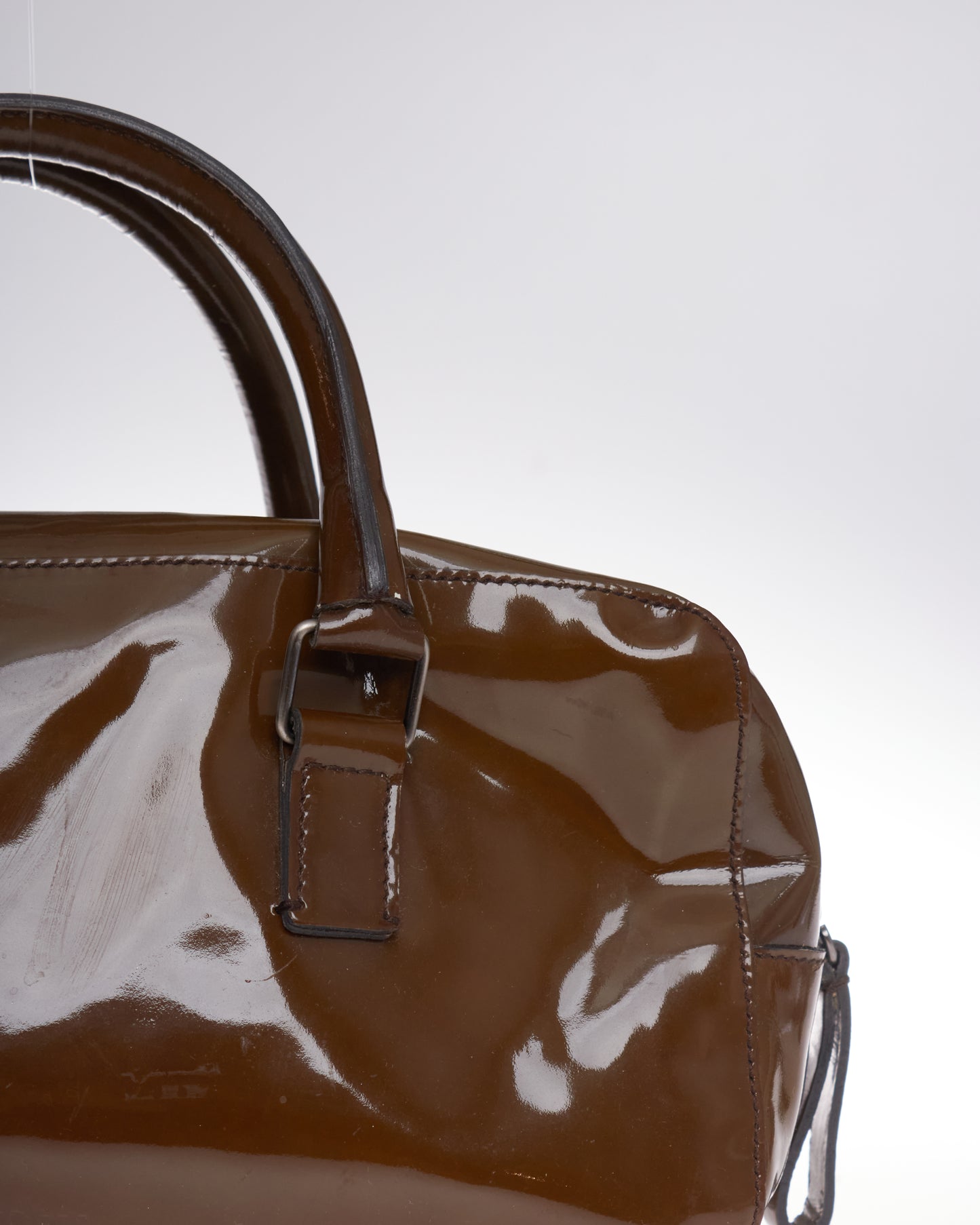 Miu Miu Patent Bowling Bag
