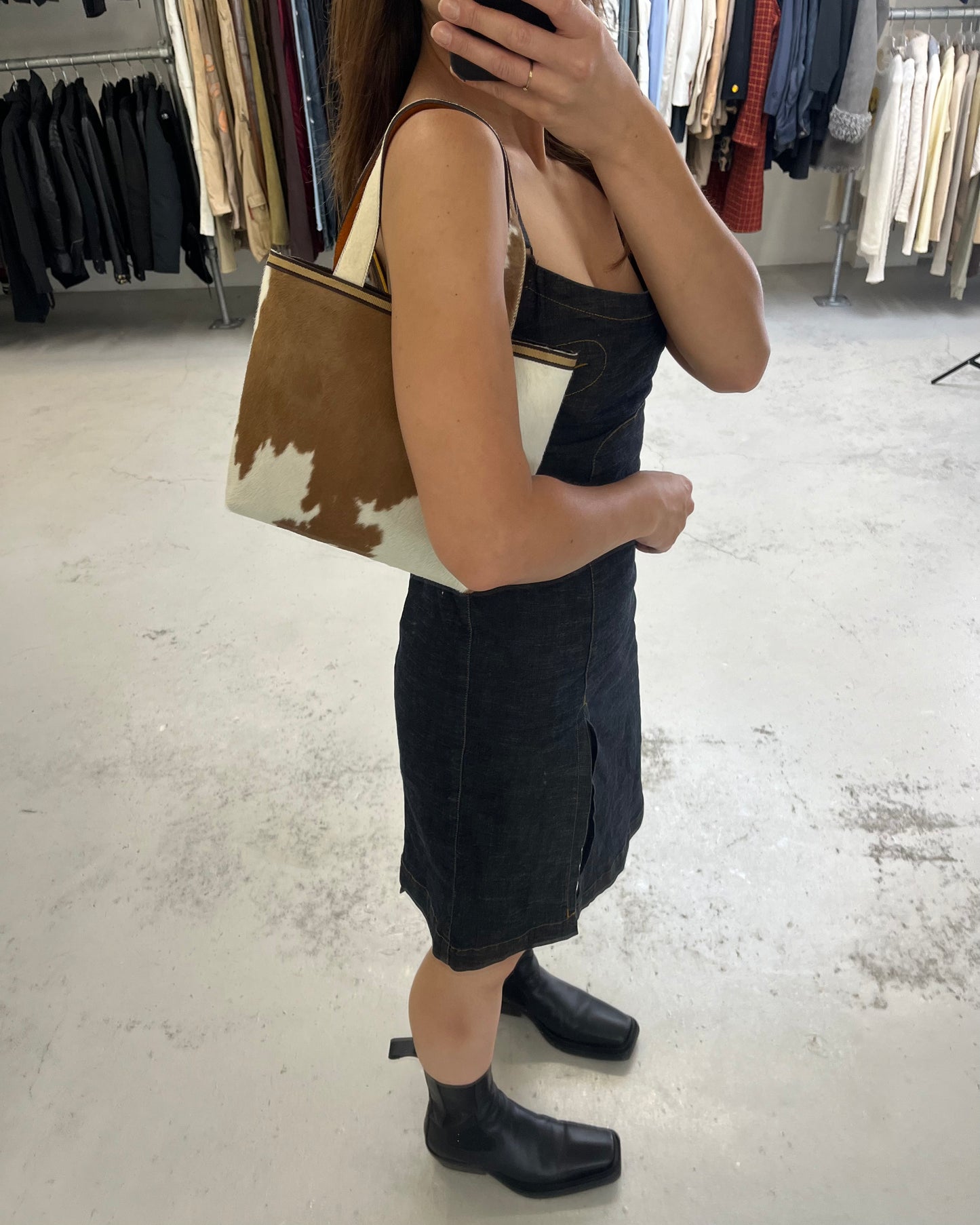 Miu Miu 1990’s Archive Cow Hide Tote Bag