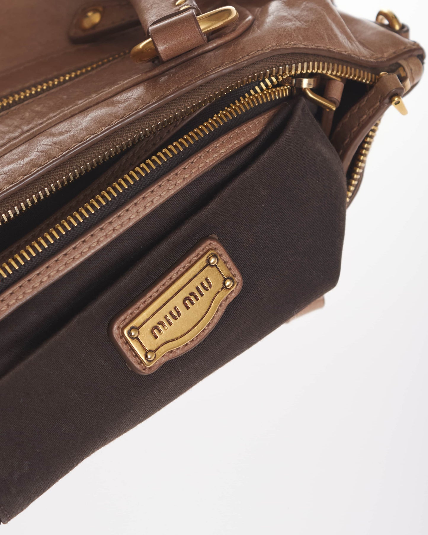 Miu Miu Leather Shoulder Bag