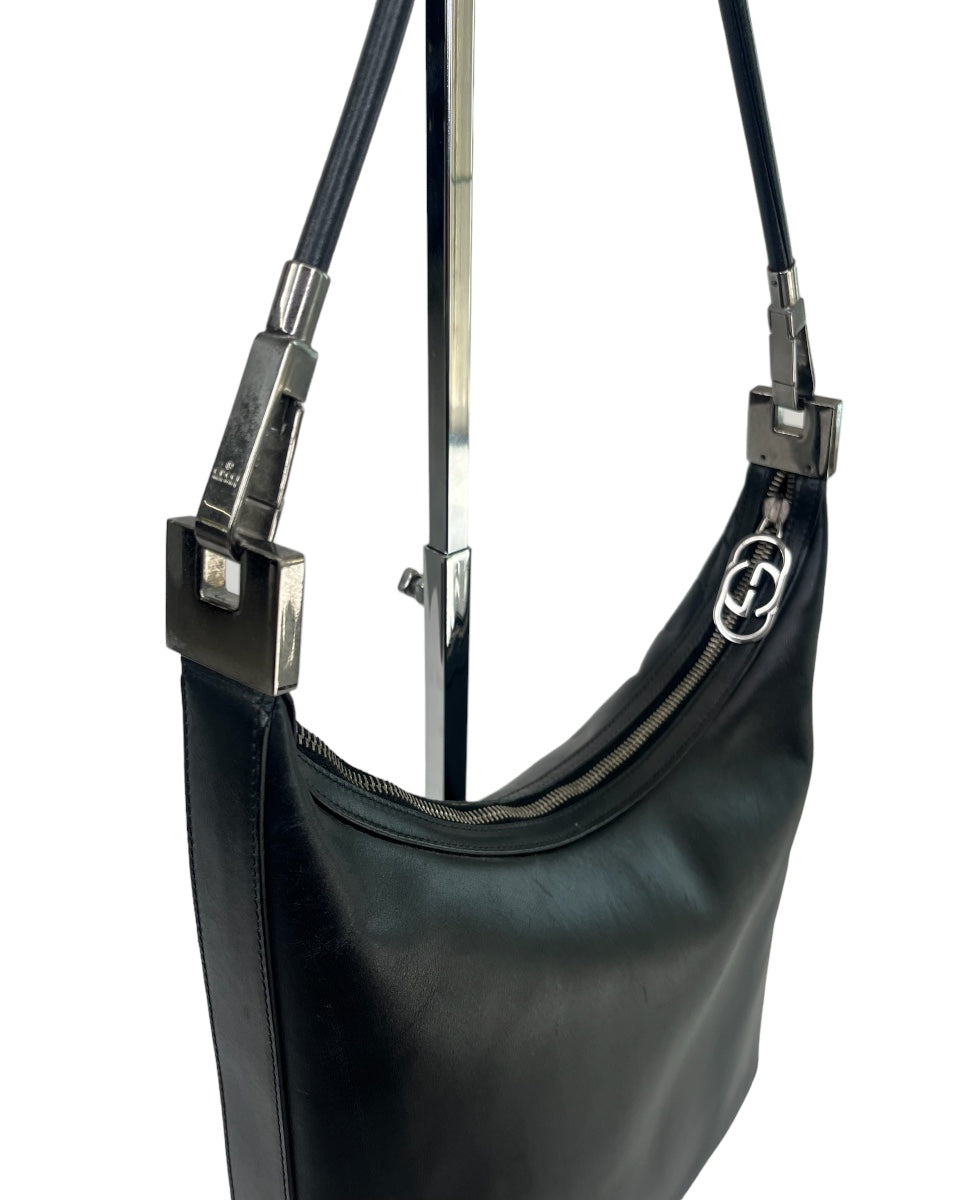 Gucci by Tom Ford Black Leather Shoulderbag