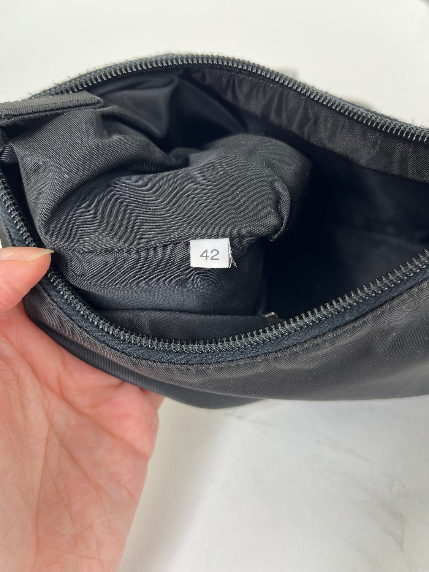 Prada Tessuto Hobo Handbag Black