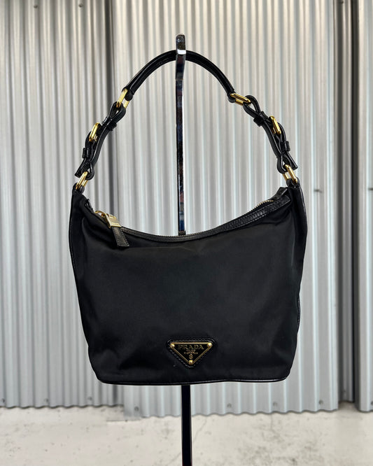 Prada Mini Hobo Bag Black