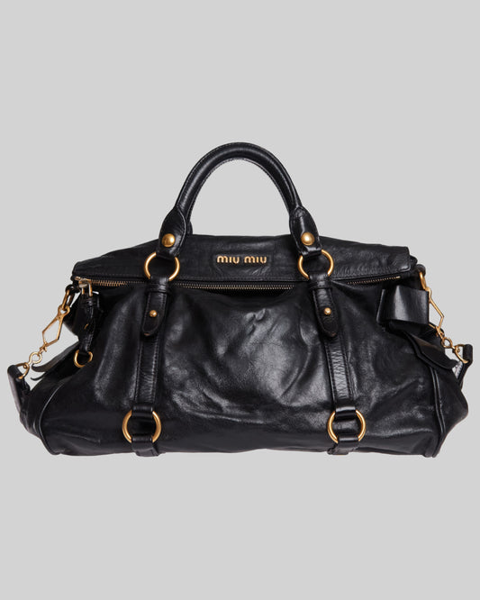 Miu Miu Vitello Lux Bow