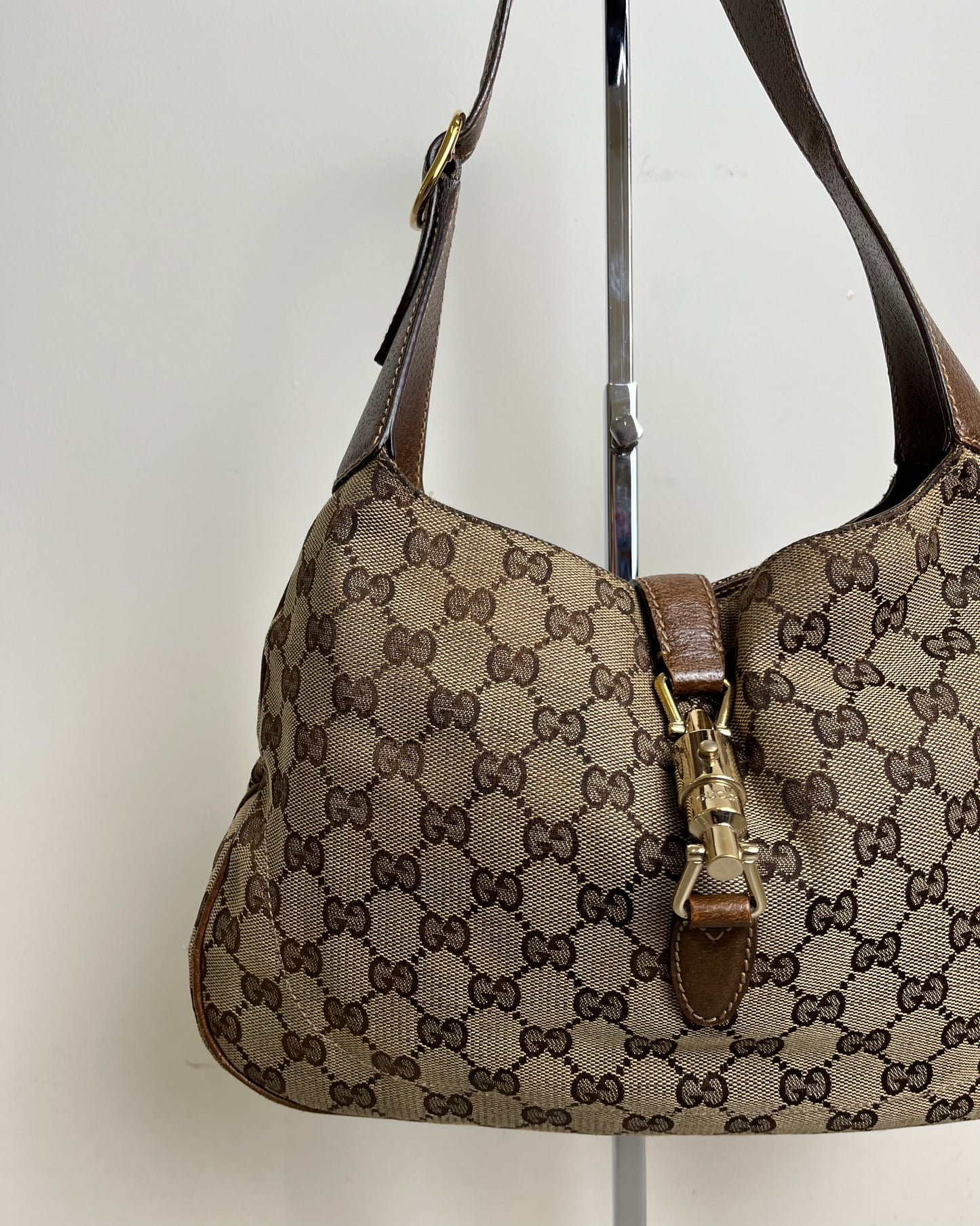 Gucci Jackie Monogram Brown