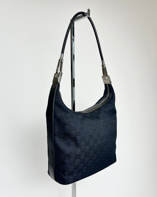 Gucci by Tom Ford Canvas Monogram Shoulderbag