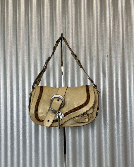 Dior Saddle Gaucho Bag Beige