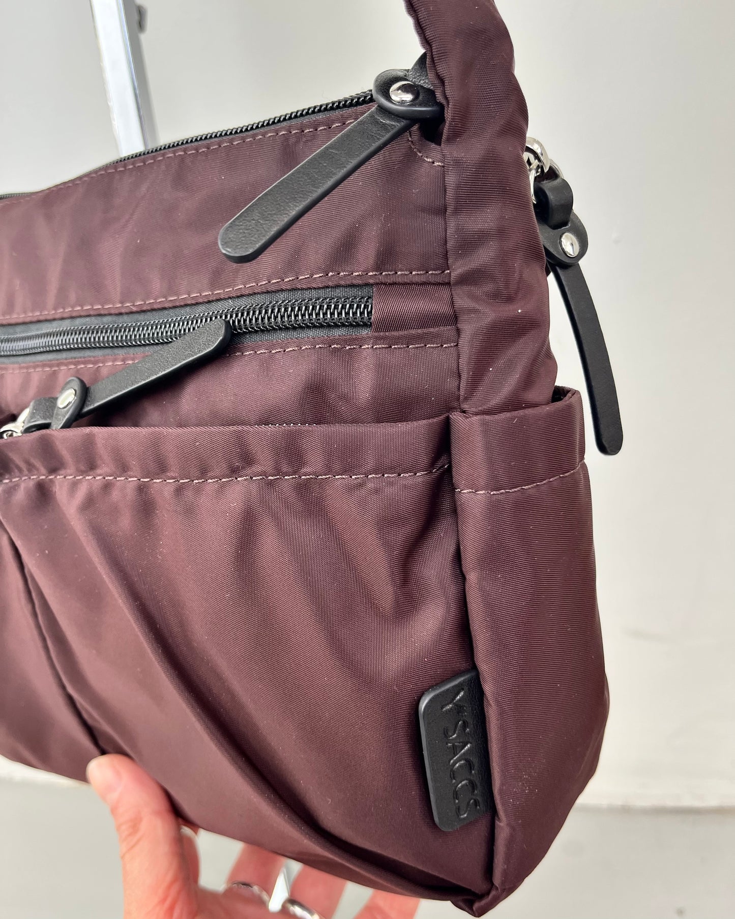 Y’saccs by Yohji Yamamoto Crossbody Wine