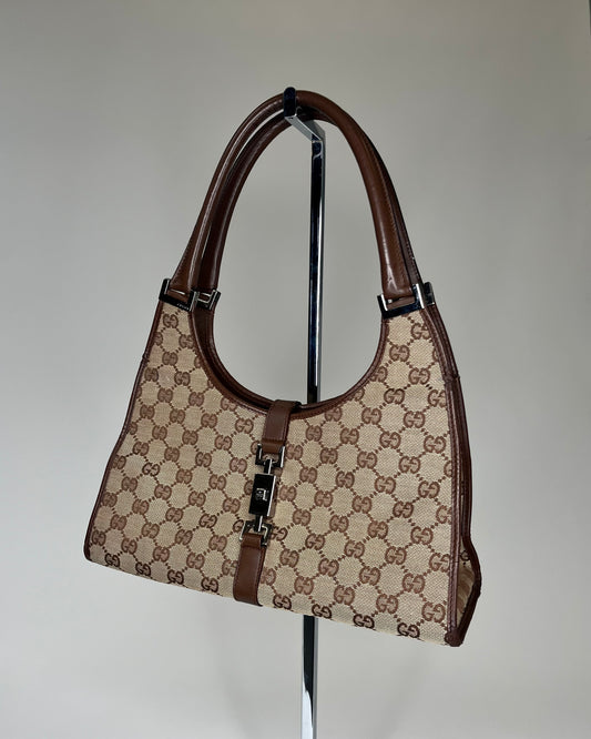 Gucci Jackie Squared Brown Monogram