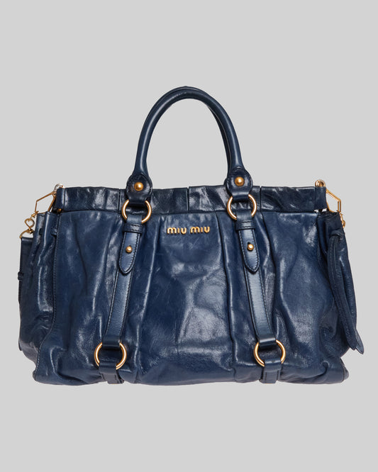 Miu Miu Vitello Lux Bow
