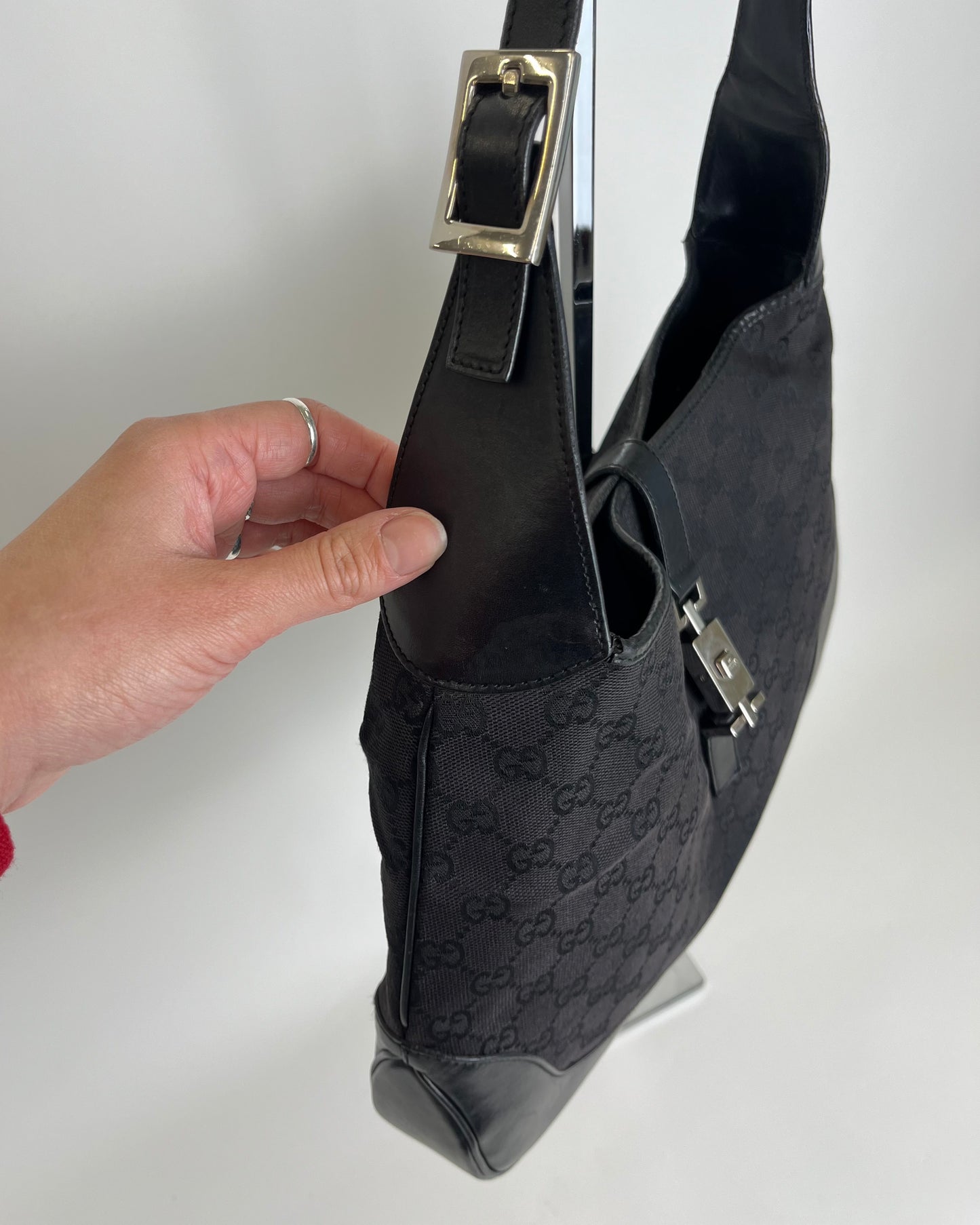 Gucci Jackie Monogram Black
