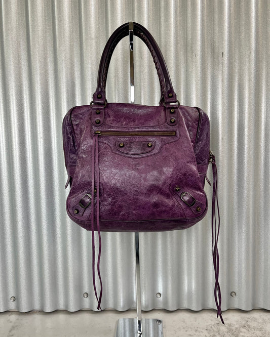 Balenciaga Day Bag Purple