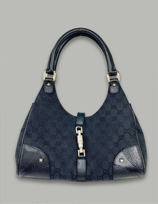 Gucci Jackie Squared GG Canvas Black