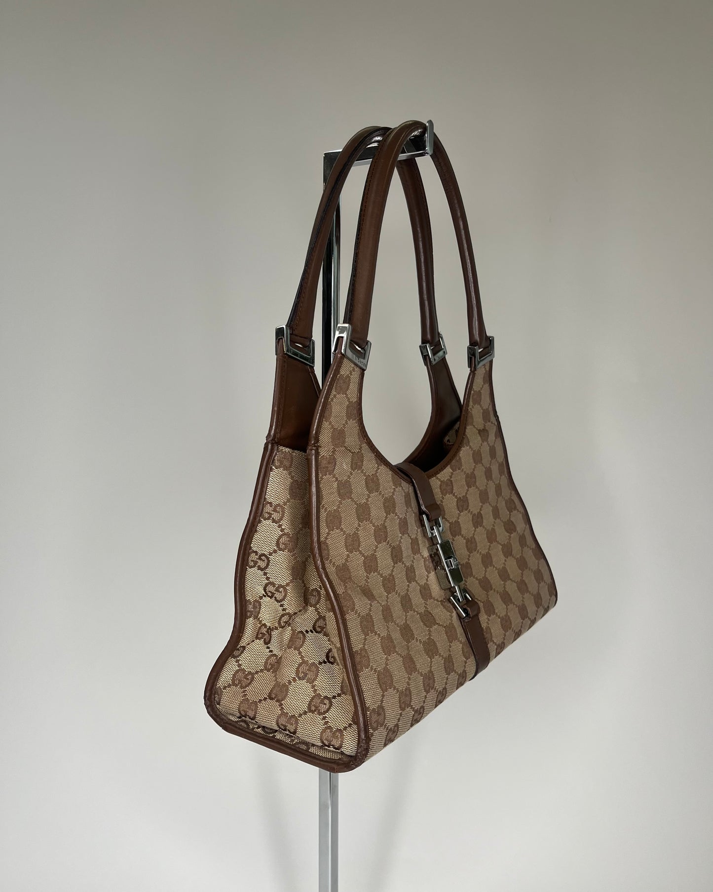 Gucci Jackie Squared Brown Monogram