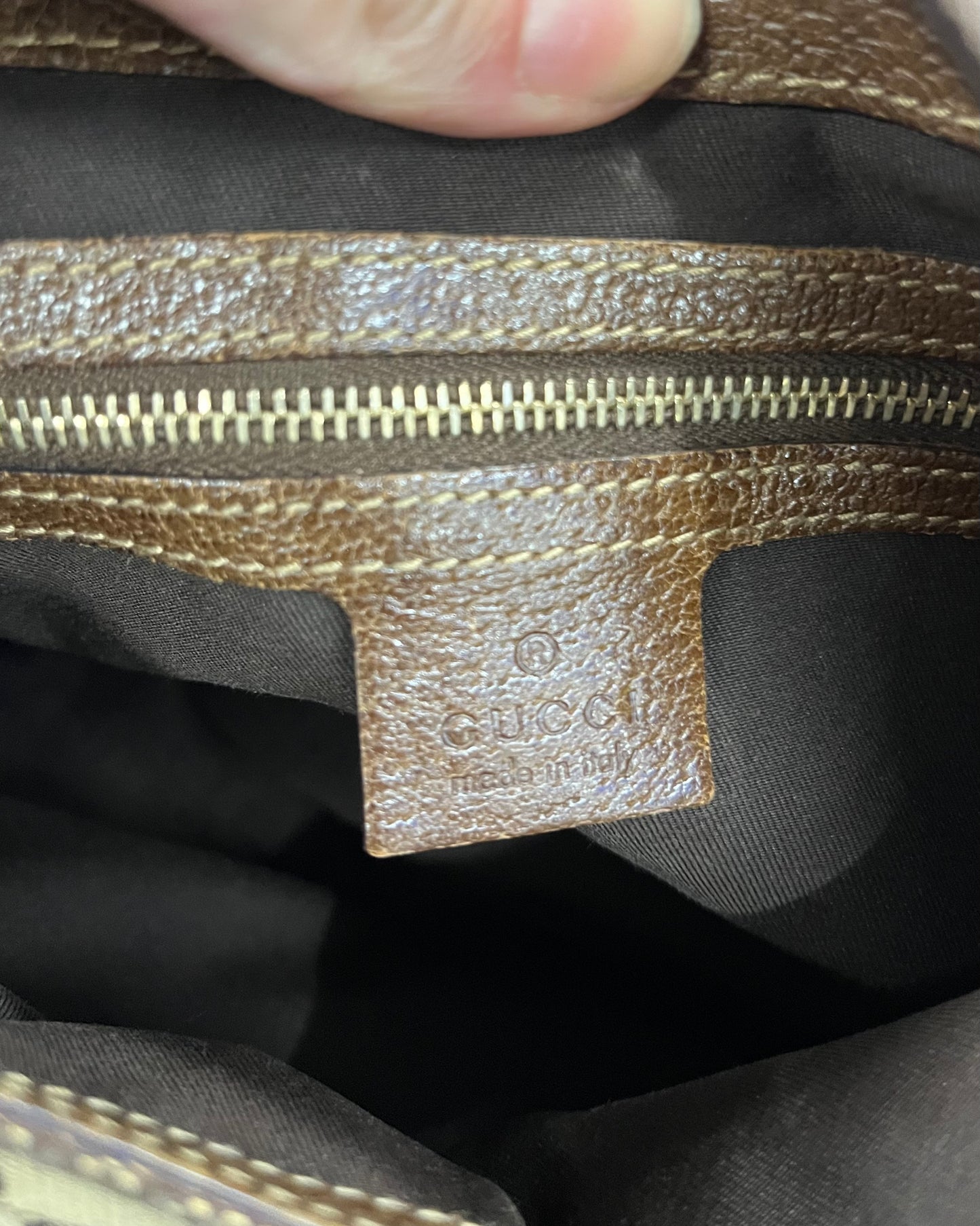 Gucci Jackie Monogram Brown