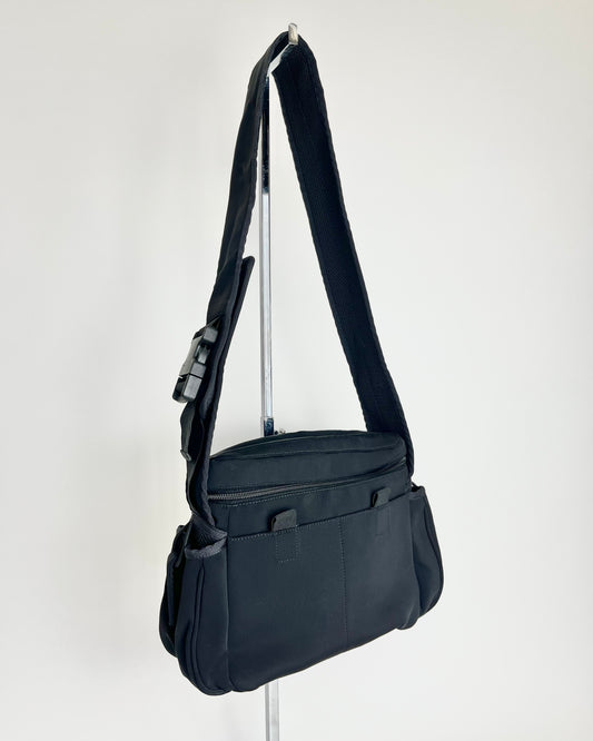 Miu Miu Archive Black Nylon Technical Shoulderbag