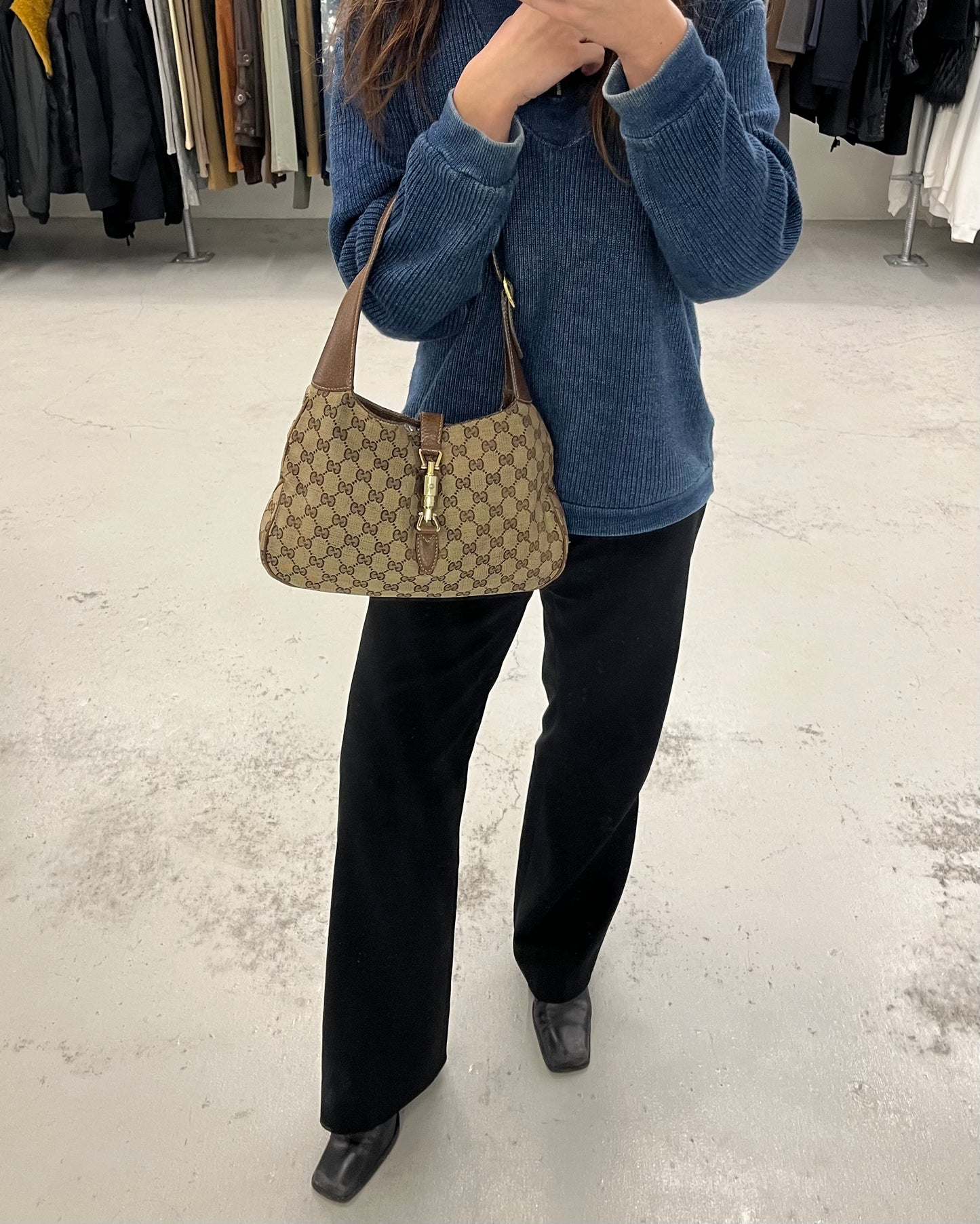 Gucci Jackie Monogram Brown