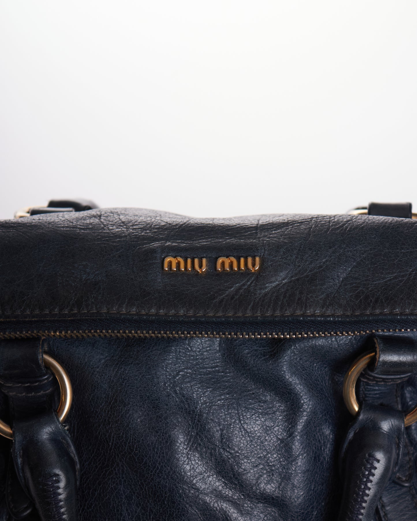 Miu Miu Vitello Lux Bow Bag Mini