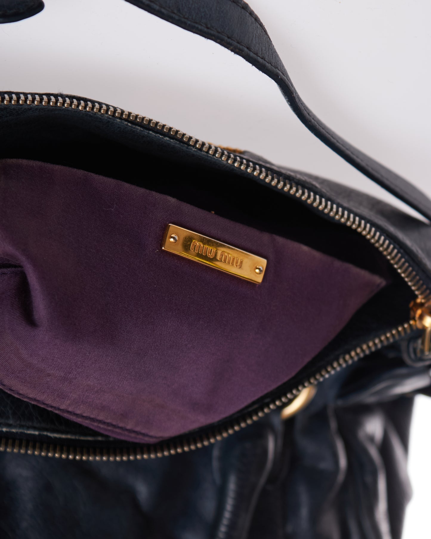 Miu Miu Vitello Lux Bow Bag Mini