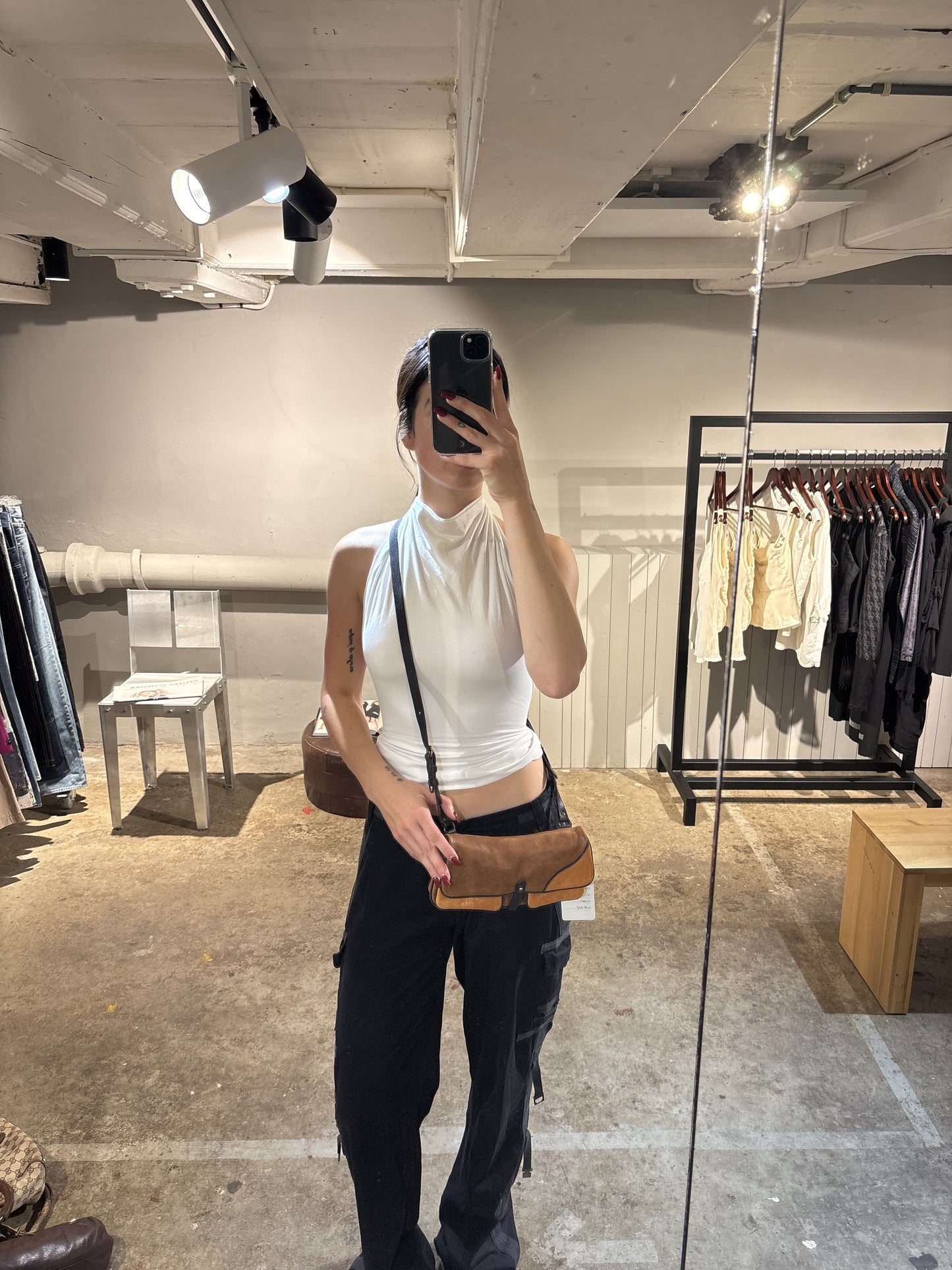 Miu Miu Two-Tone Messenger Bag